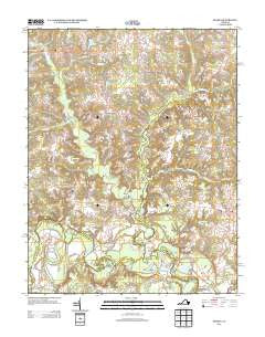 Sparta Virginia Historical topographic map, 1:24000 scale, 7.5 X 7.5 Minute, Year 2013