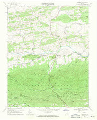 Speedwell Virginia Historical topographic map, 1:24000 scale, 7.5 X 7.5 Minute, Year 1968