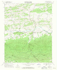 Speedwell Virginia Historical topographic map, 1:24000 scale, 7.5 X 7.5 Minute, Year 1968