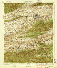 Speedwell Virginia Historical topographic map, 1:62500 scale, 15 X 15 Minute, Year 1939