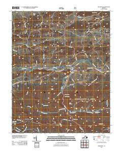 Speedwell Virginia Historical topographic map, 1:24000 scale, 7.5 X 7.5 Minute, Year 2011
