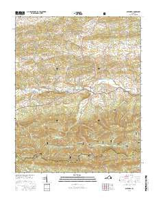 Speedwell Virginia Current topographic map, 1:24000 scale, 7.5 X 7.5 Minute, Year 2016