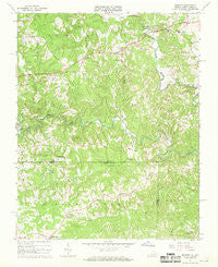 Spencer Virginia Historical topographic map, 1:24000 scale, 7.5 X 7.5 Minute, Year 1967