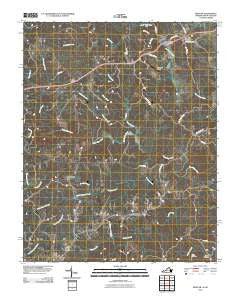 Spencer Virginia Historical topographic map, 1:24000 scale, 7.5 X 7.5 Minute, Year 2010