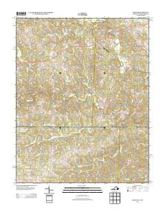 Spencer Virginia Historical topographic map, 1:24000 scale, 7.5 X 7.5 Minute, Year 2013