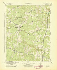 Spotsylania Virginia Historical topographic map, 1:31680 scale, 7.5 X 7.5 Minute, Year 1942