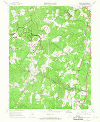Spotsylvania Virginia Historical topographic map, 1:24000 scale, 7.5 X 7.5 Minute, Year 1966