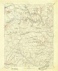 Spotsylvania Virginia Historical topographic map, 1:125000 scale, 30 X 30 Minute, Year 1892
