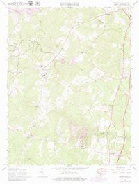 Spotsylvania Virginia Historical topographic map, 1:24000 scale, 7.5 X 7.5 Minute, Year 1966
