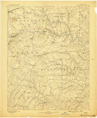 Spottsylvania Virginia Historical topographic map, 1:125000 scale, 30 X 30 Minute, Year 1887