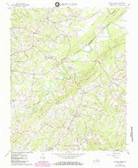 Spring Garden Virginia Historical topographic map, 1:24000 scale, 7.5 X 7.5 Minute, Year 1964