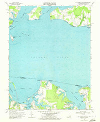 St Clements Island Maryland Historical topographic map, 1:24000 scale, 7.5 X 7.5 Minute, Year 1968