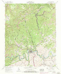 St Paul Virginia Historical topographic map, 1:24000 scale, 7.5 X 7.5 Minute, Year 1958
