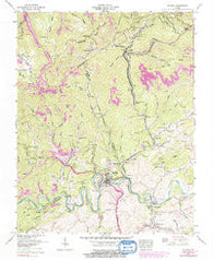 St Paul Virginia Historical topographic map, 1:24000 scale, 7.5 X 7.5 Minute, Year 1958