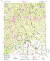 St Paul Virginia Historical topographic map, 1:24000 scale, 7.5 X 7.5 Minute, Year 1958