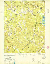 Stafford Virginia Historical topographic map, 1:24000 scale, 7.5 X 7.5 Minute, Year 1946
