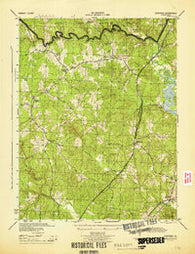 Stafford Virginia Historical topographic map, 1:31680 scale, 7.5 X 7.5 Minute, Year 1944