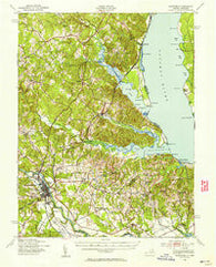 Stafford Virginia Historical topographic map, 1:62500 scale, 15 X 15 Minute, Year 1926