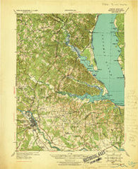 Stafford Virginia Historical topographic map, 1:62500 scale, 15 X 15 Minute, Year 1931