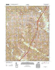 Stafford Virginia Historical topographic map, 1:24000 scale, 7.5 X 7.5 Minute, Year 2013