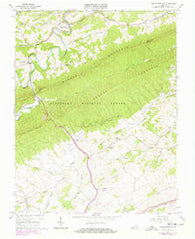Staffordsville Virginia Historical topographic map, 1:24000 scale, 7.5 X 7.5 Minute, Year 1965