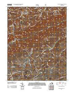 Staffordsville Virginia Historical topographic map, 1:24000 scale, 7.5 X 7.5 Minute, Year 2011