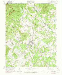 Stanardsville Virginia Historical topographic map, 1:24000 scale, 7.5 X 7.5 Minute, Year 1964