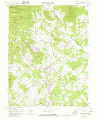 Stanardsville Virginia Historical topographic map, 1:24000 scale, 7.5 X 7.5 Minute, Year 1964