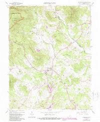 Stanardsville Virginia Historical topographic map, 1:24000 scale, 7.5 X 7.5 Minute, Year 1964