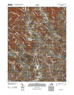 Stanardsville Virginia Historical topographic map, 1:24000 scale, 7.5 X 7.5 Minute, Year 2010