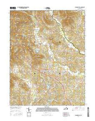 Stanardsville Virginia Current topographic map, 1:24000 scale, 7.5 X 7.5 Minute, Year 2016