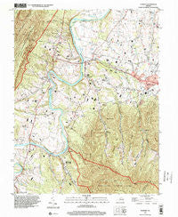 Stanley Virginia Historical topographic map, 1:24000 scale, 7.5 X 7.5 Minute, Year 1997