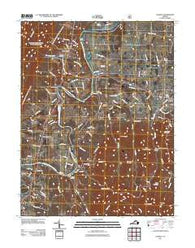 Stanley Virginia Historical topographic map, 1:24000 scale, 7.5 X 7.5 Minute, Year 2011