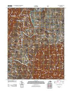 Stanley Virginia Historical topographic map, 1:24000 scale, 7.5 X 7.5 Minute, Year 2011