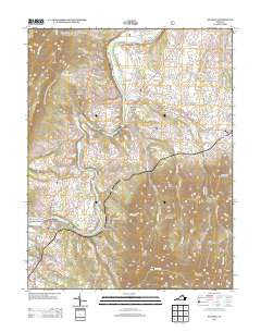 Stanley Virginia Historical topographic map, 1:24000 scale, 7.5 X 7.5 Minute, Year 2013