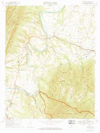 Stanley Virginia Historical topographic map, 1:24000 scale, 7.5 X 7.5 Minute, Year 1967
