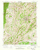 Staunton Virginia Historical topographic map, 1:62500 scale, 15 X 15 Minute, Year 1944