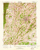 Staunton Virginia Historical topographic map, 1:62500 scale, 15 X 15 Minute, Year 1944