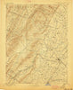 Staunton Virginia Historical topographic map, 1:125000 scale, 30 X 30 Minute, Year 1894