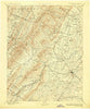 Staunton Virginia Historical topographic map, 1:125000 scale, 30 X 30 Minute, Year 1894