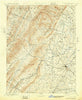 Staunton Virginia Historical topographic map, 1:125000 scale, 30 X 30 Minute, Year 1894