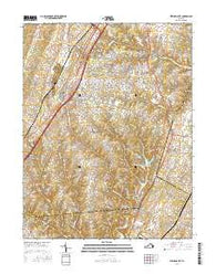 Stephens City Virginia Current topographic map, 1:24000 scale, 7.5 X 7.5 Minute, Year 2016