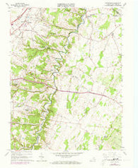 Stephenson Virginia Historical topographic map, 1:24000 scale, 7.5 X 7.5 Minute, Year 1966
