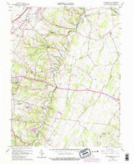 Stephenson Virginia Historical topographic map, 1:24000 scale, 7.5 X 7.5 Minute, Year 1966