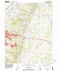 Stephenson Virginia Historical topographic map, 1:24000 scale, 7.5 X 7.5 Minute, Year 1997