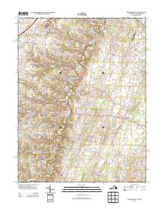 Stephenson Virginia Historical topographic map, 1:24000 scale, 7.5 X 7.5 Minute, Year 2013