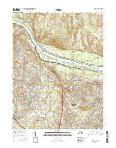Sterling Virginia Current topographic map, 1:24000 scale, 7.5 X 7.5 Minute, Year 2016