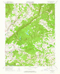 Stewartsville Virginia Historical topographic map, 1:24000 scale, 7.5 X 7.5 Minute, Year 1963