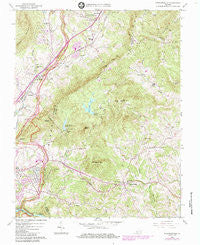 Stewartsville Virginia Historical topographic map, 1:24000 scale, 7.5 X 7.5 Minute, Year 1963