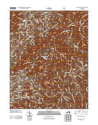 Stewartsville Virginia Historical topographic map, 1:24000 scale, 7.5 X 7.5 Minute, Year 2011